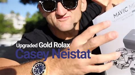 Casey Neistat Upgrades to Gold Rolex After Moving to LA.